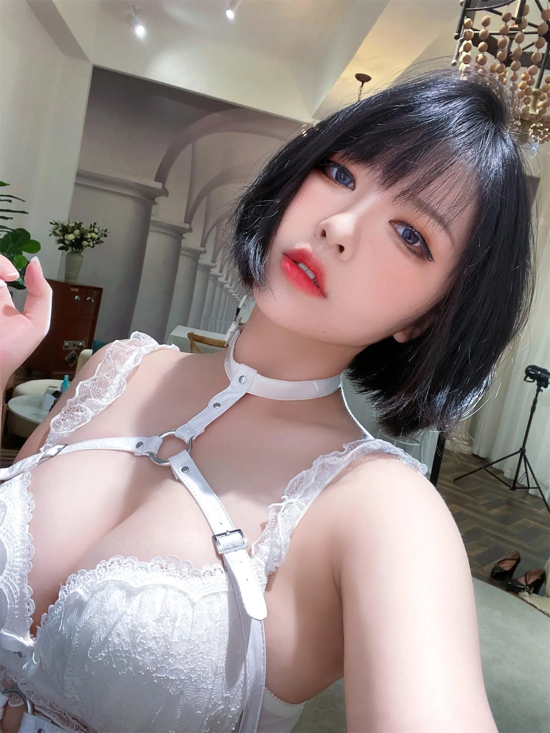 半半子 – NO.60 純白-自撮-14P [14P]插图4